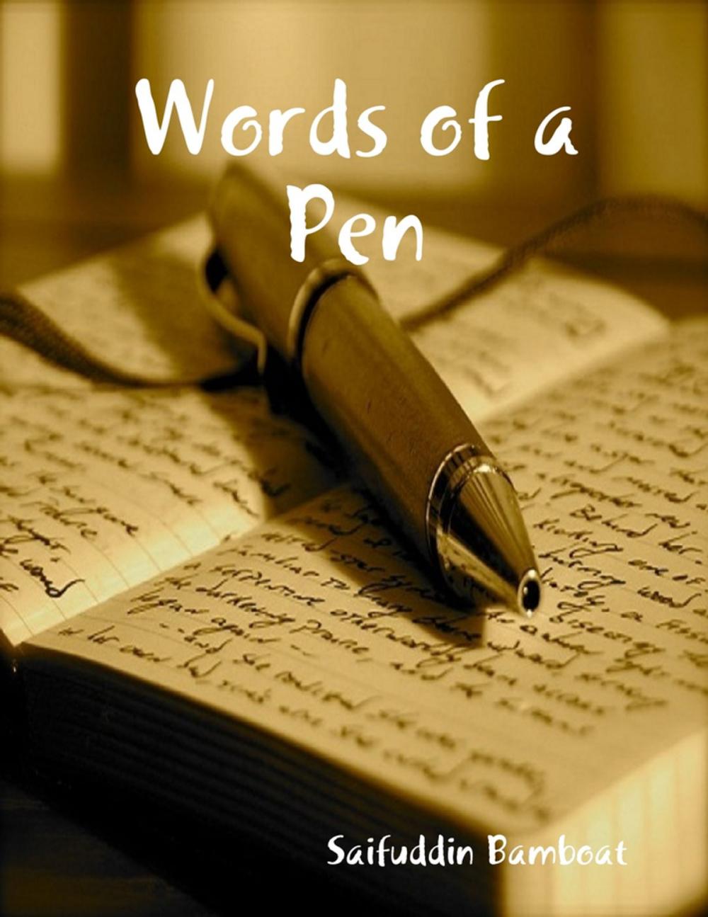 Big bigCover of Words of a Pen