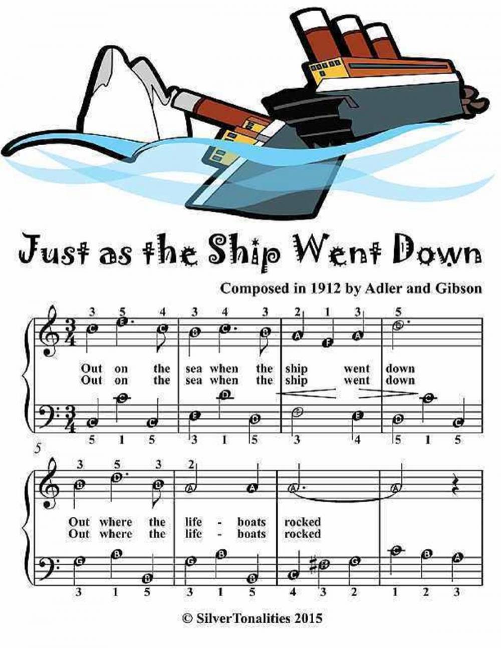 Big bigCover of Just As the Ship Went Down - Easiest Piano Sheet Music