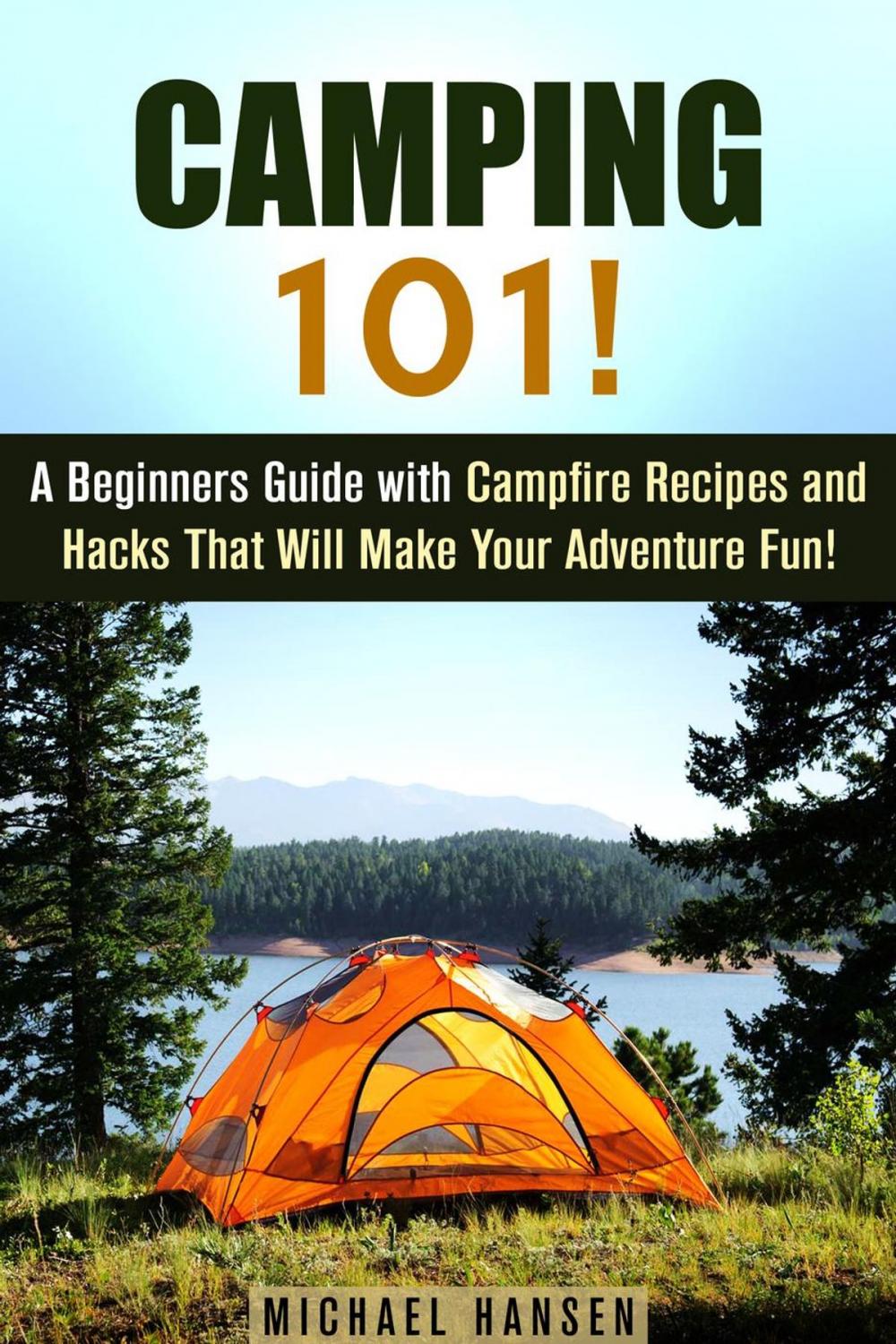 Big bigCover of Camping 101!: A Beginners Guide with Campfire Recipes and Hacks That Will Make Your Adventure Fun!