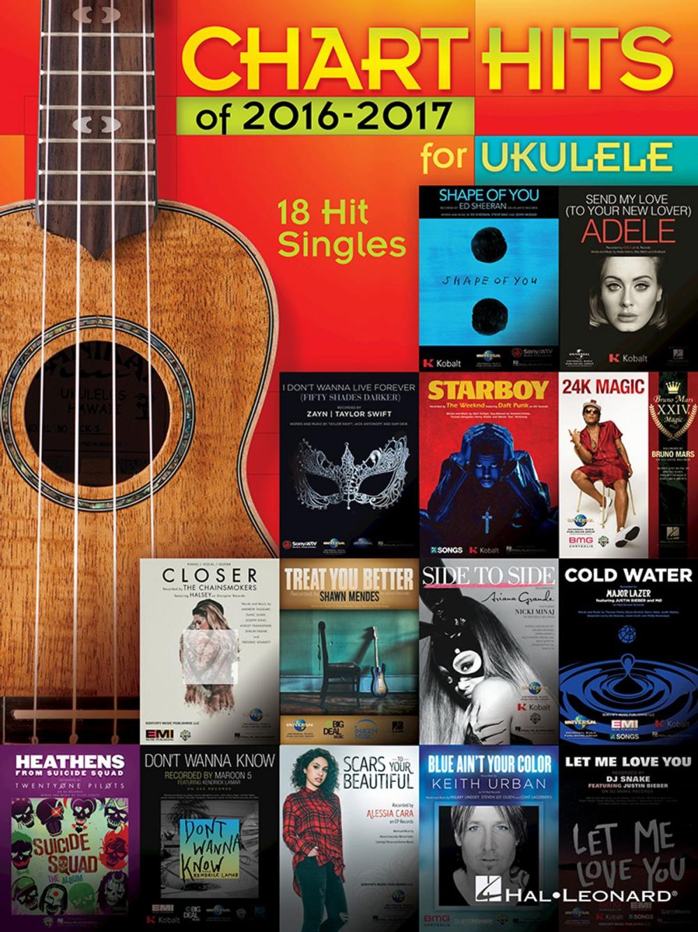 Big bigCover of Chart Hits of 2016-2017 for Ukulele