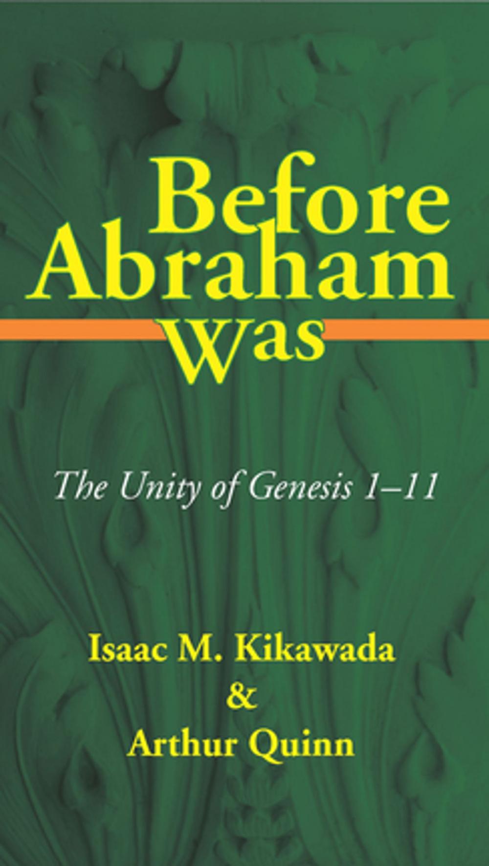 Big bigCover of Before Abraham Was