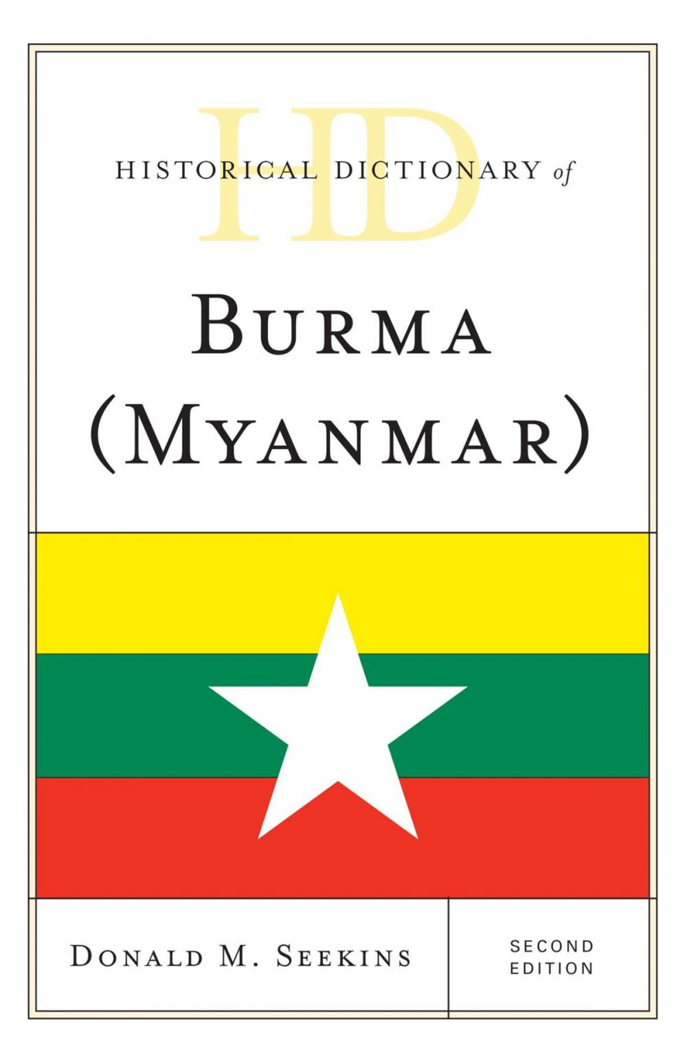 Big bigCover of Historical Dictionary of Burma (Myanmar)