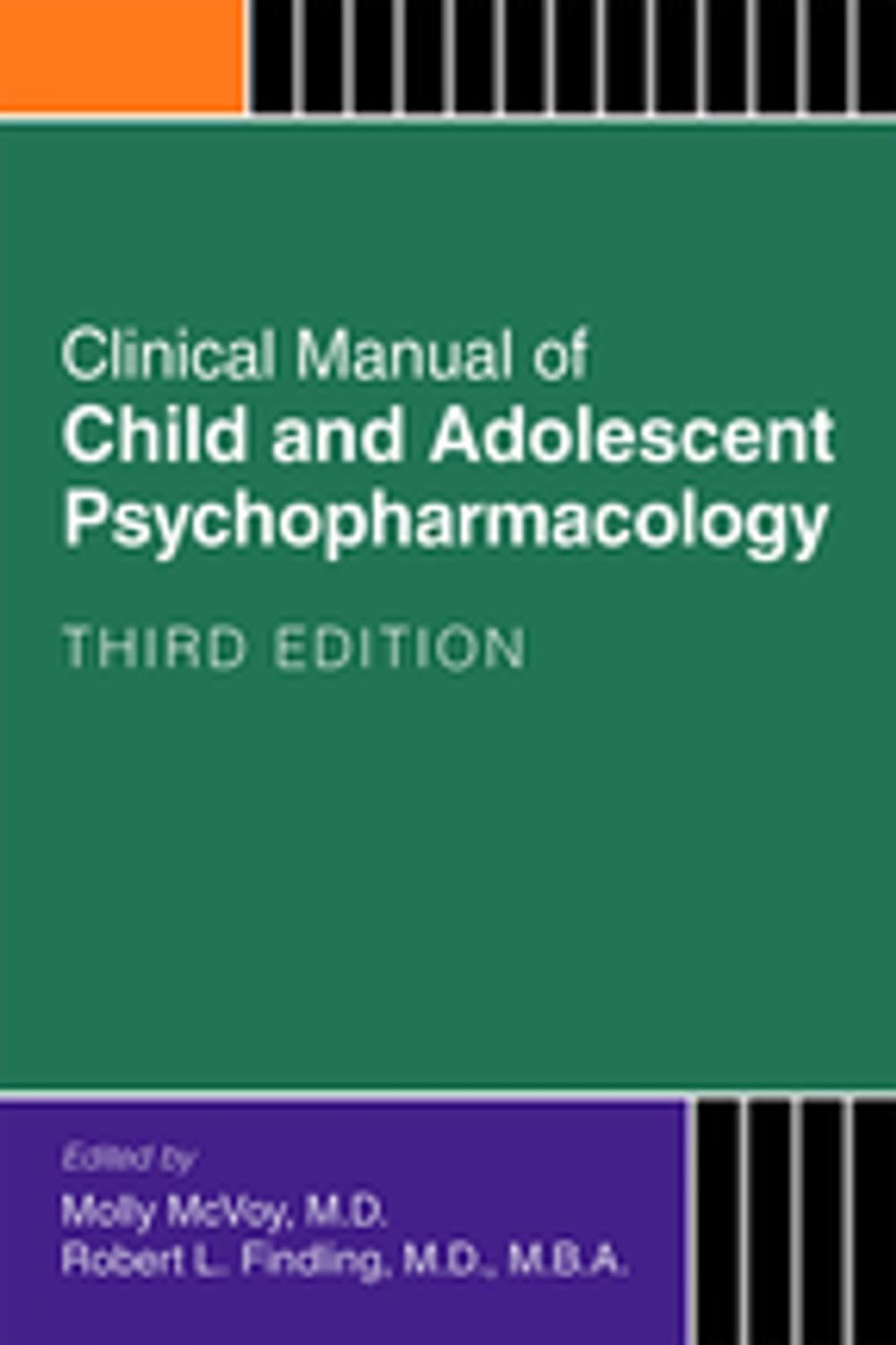 Big bigCover of Clinical Manual of Child and Adolescent Psychopharmacology