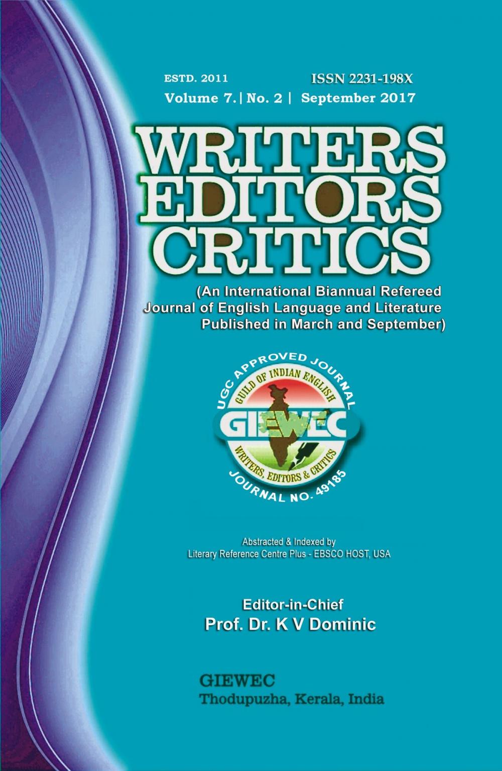 Big bigCover of Writers Editors Critics (WEC)