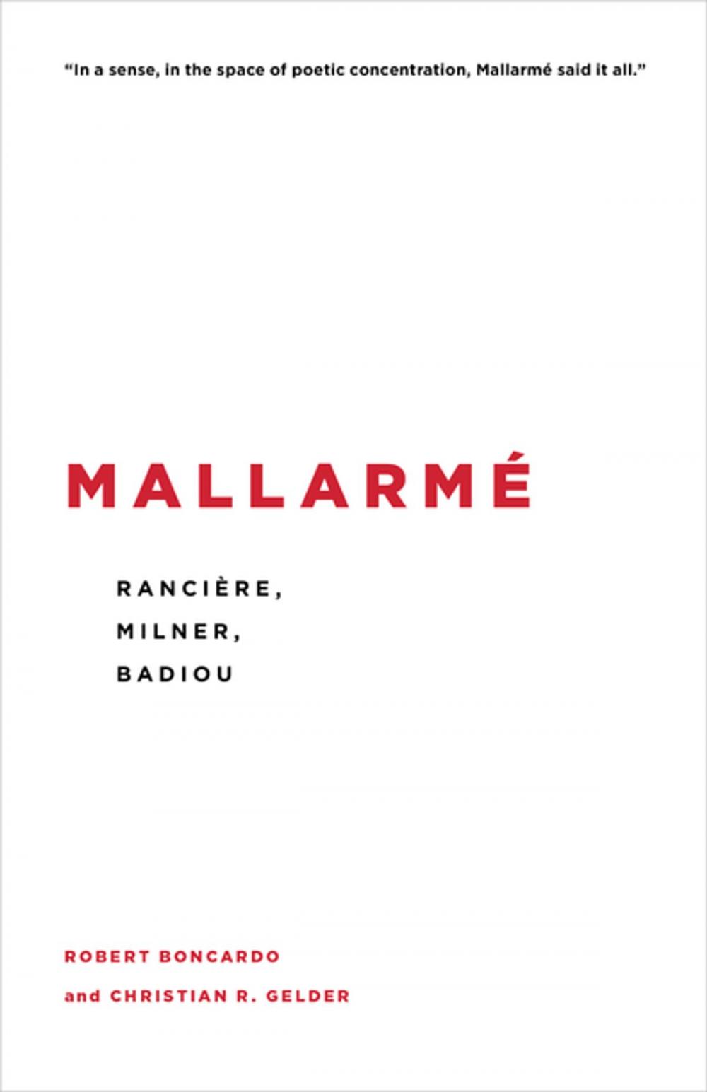 Big bigCover of Mallarmé