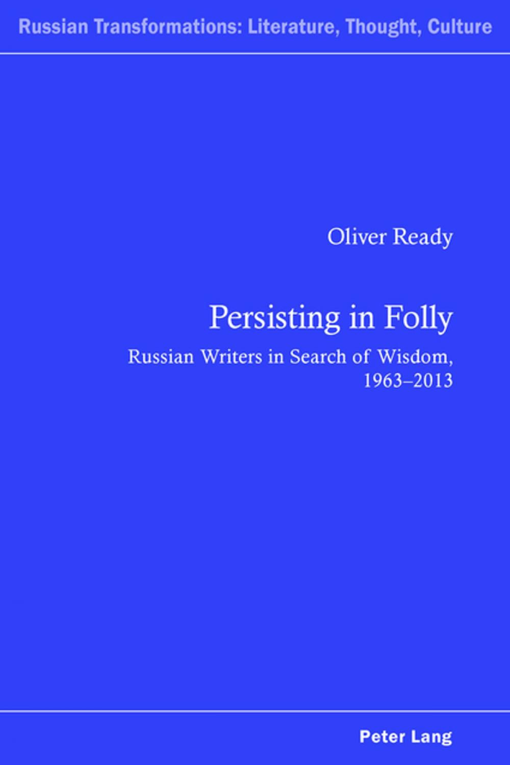 Big bigCover of Persisting in Folly