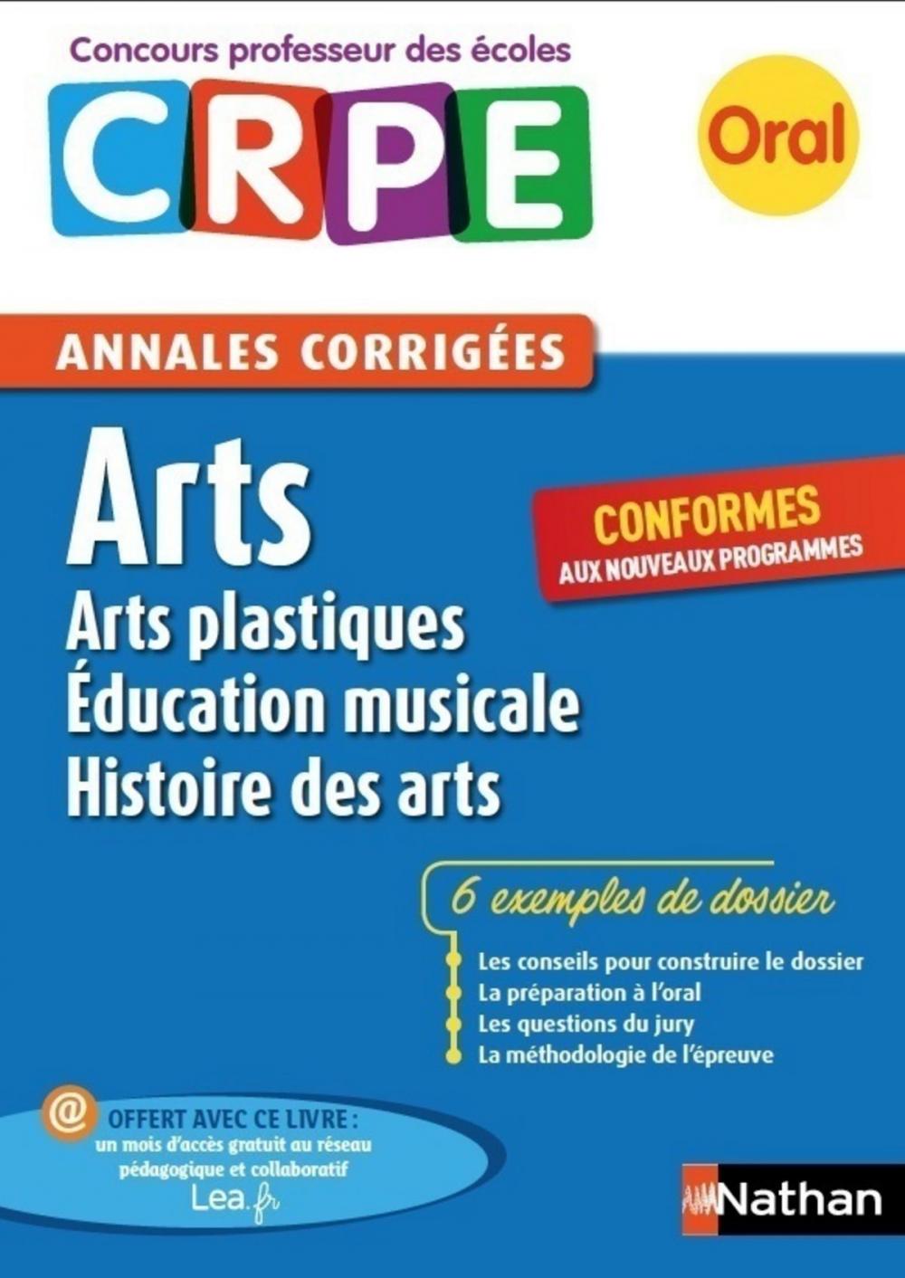 Big bigCover of Ebook - Annales CRPE : Arts