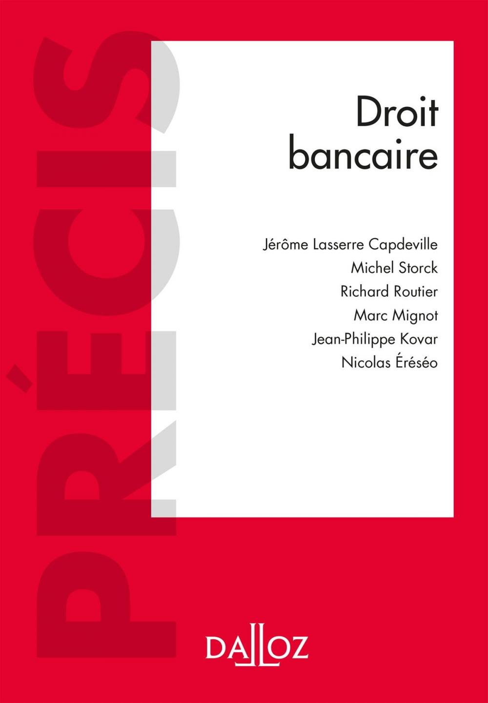 Big bigCover of Droit bancaire