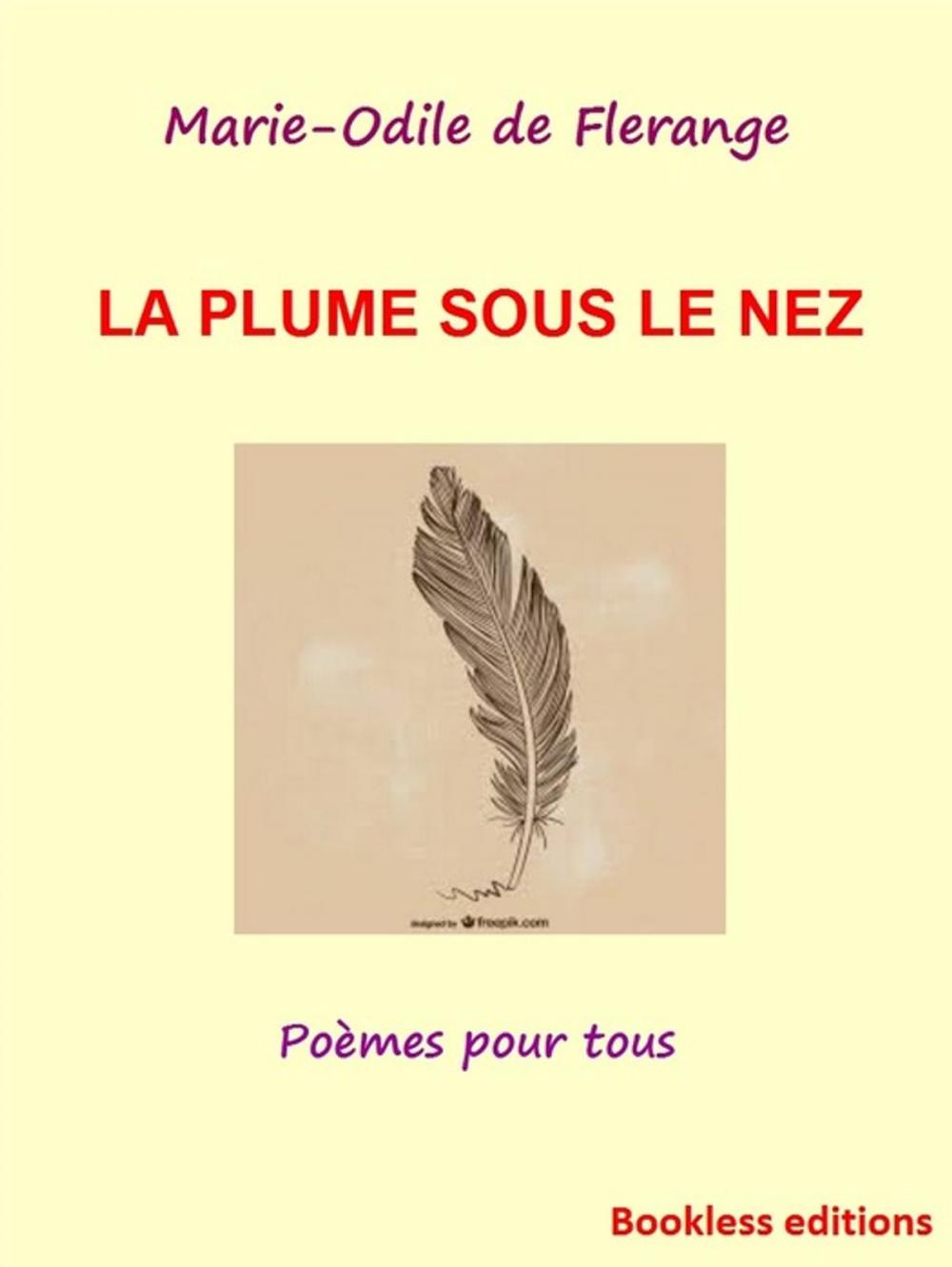 Big bigCover of La plume sous le nez