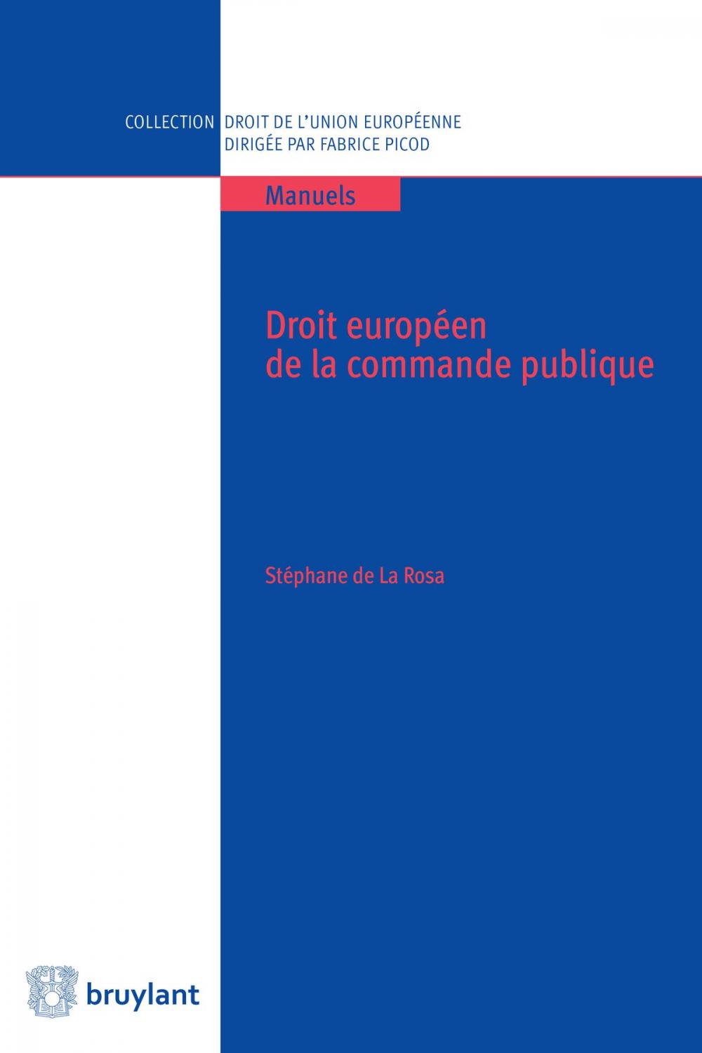 Big bigCover of Droit européen de la commande publique