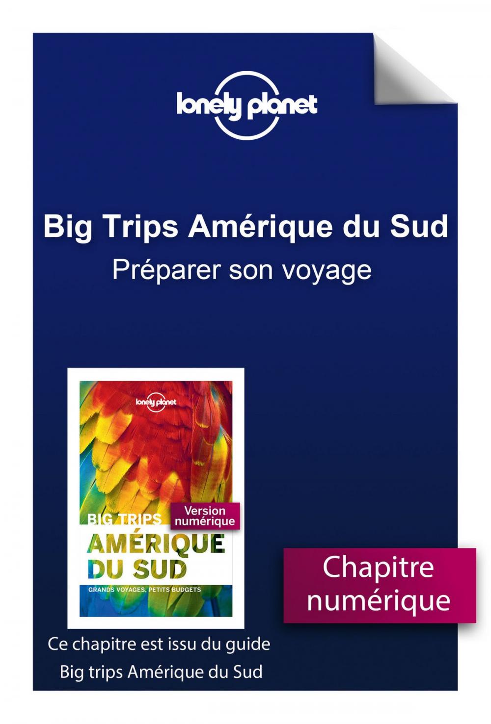 Big bigCover of Big Trips Amérique du Sud - Préparer son voyage