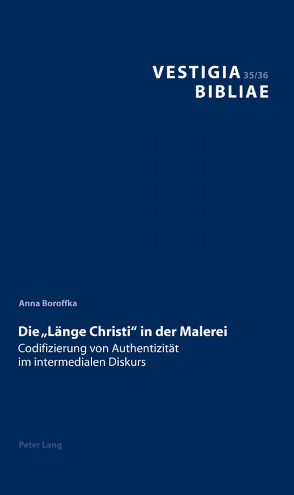 Big bigCover of Die «Laenge Christi» in der Malerei