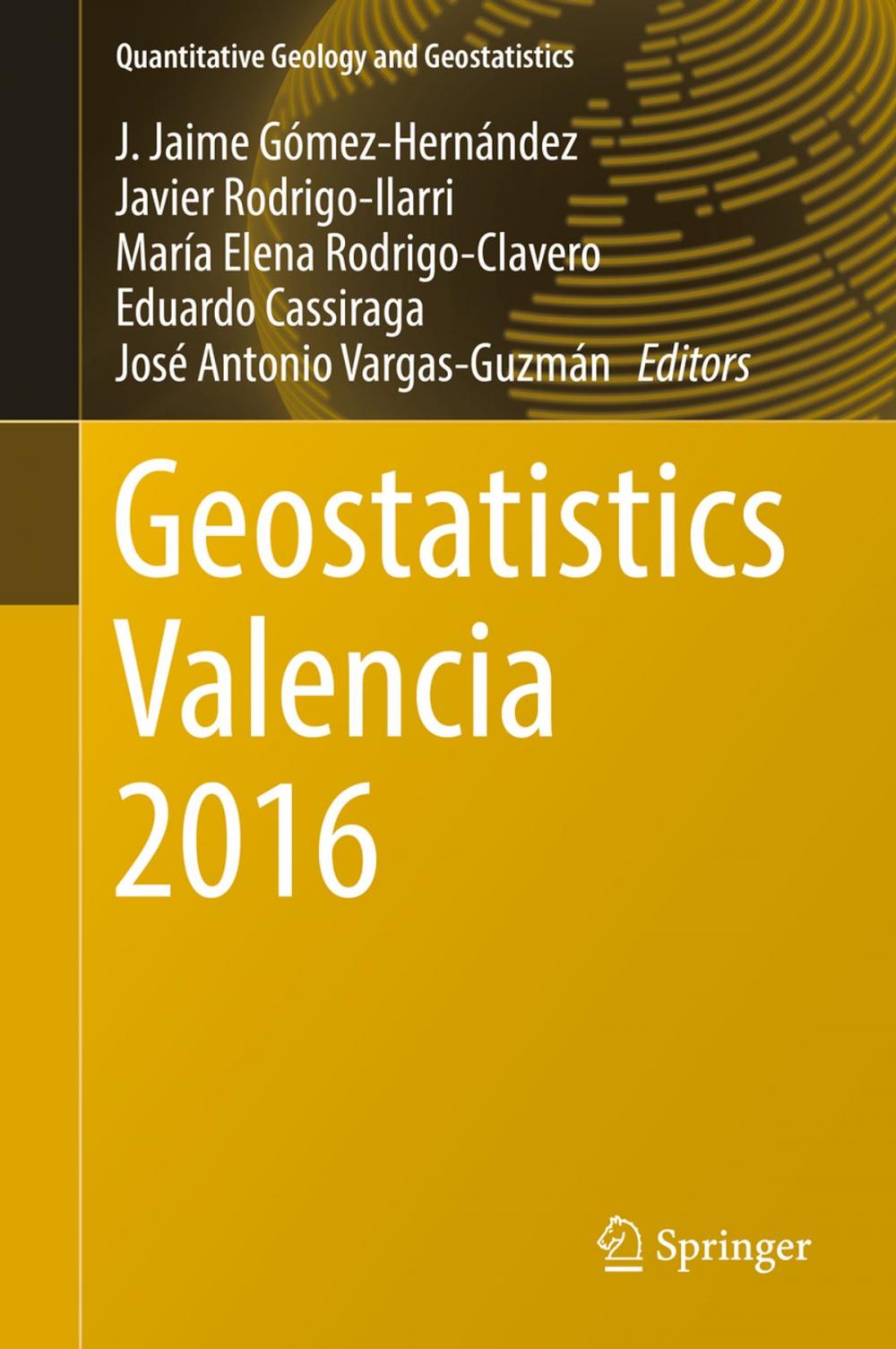 Big bigCover of Geostatistics Valencia 2016