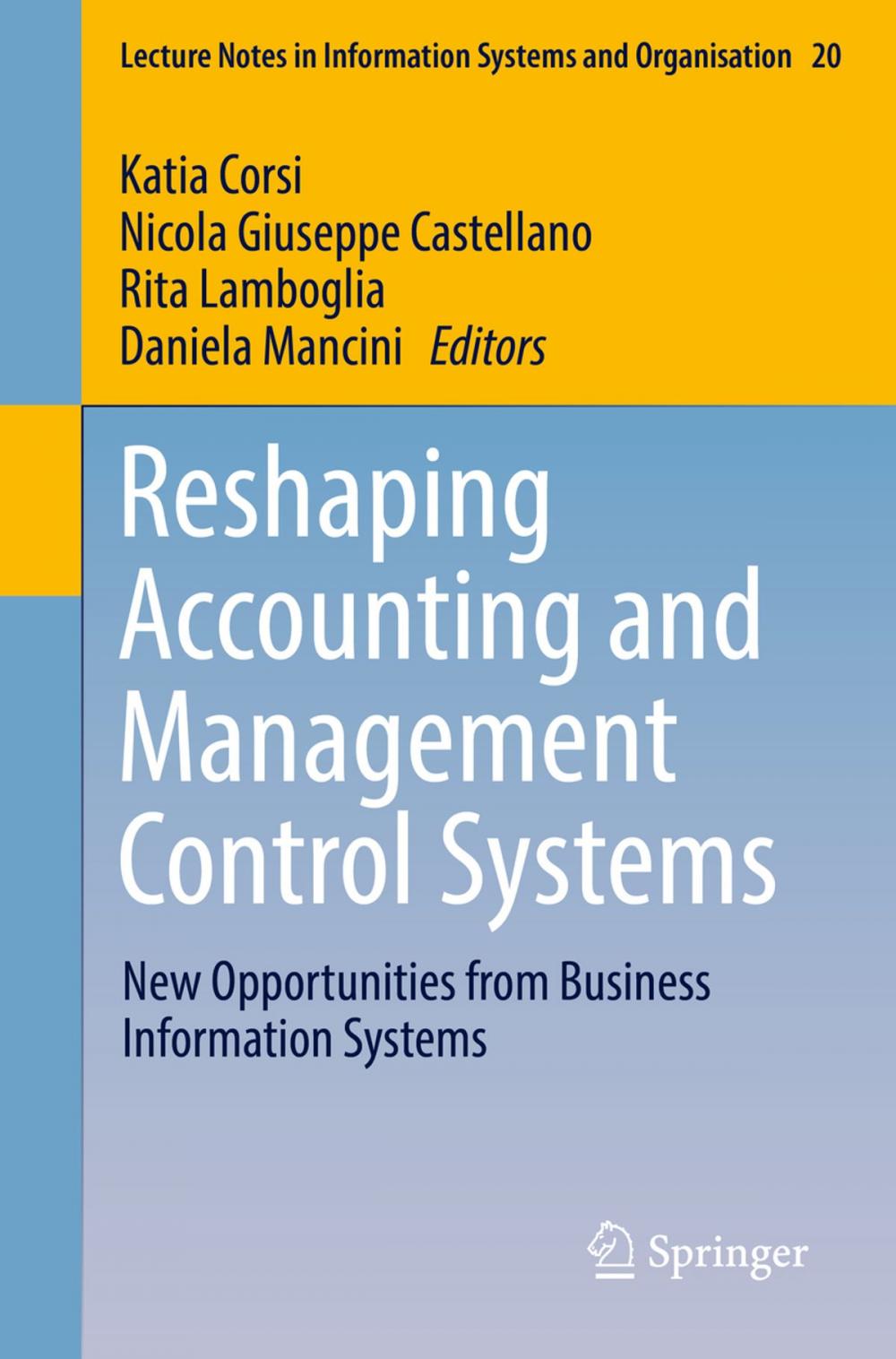 Big bigCover of Reshaping Accounting and Management Control Systems