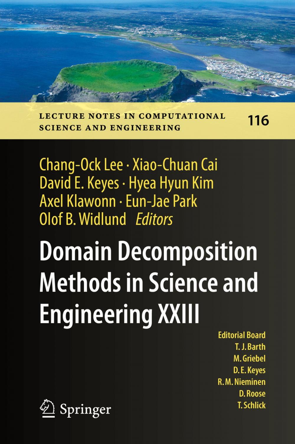 Big bigCover of Domain Decomposition Methods in Science and Engineering XXIII