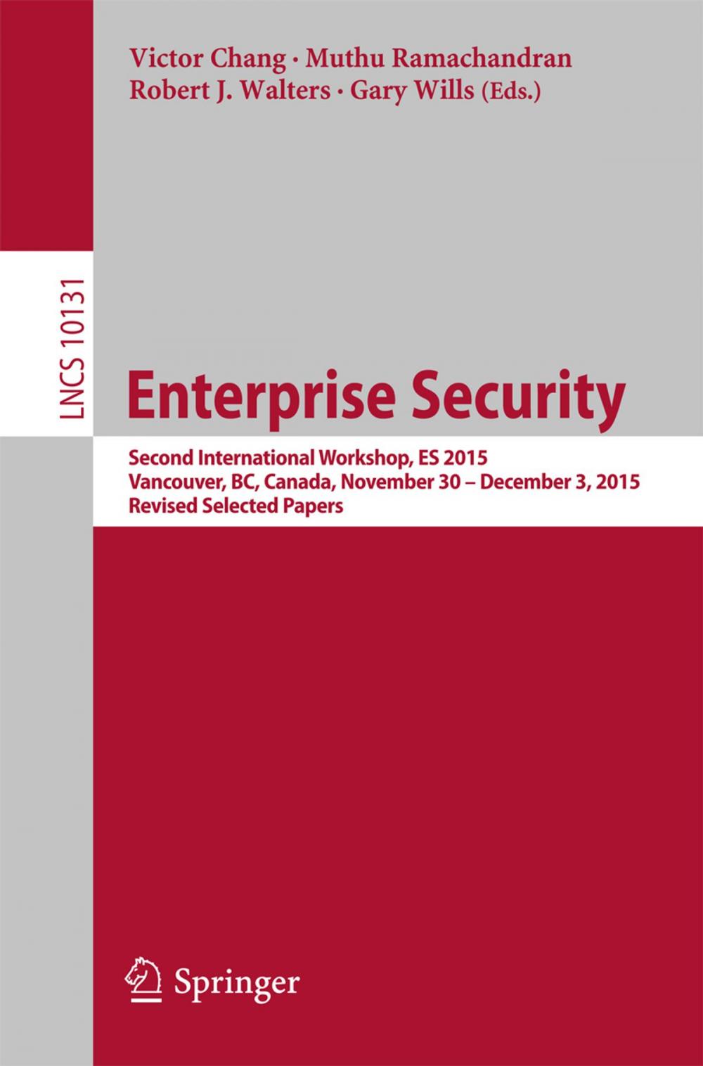 Big bigCover of Enterprise Security