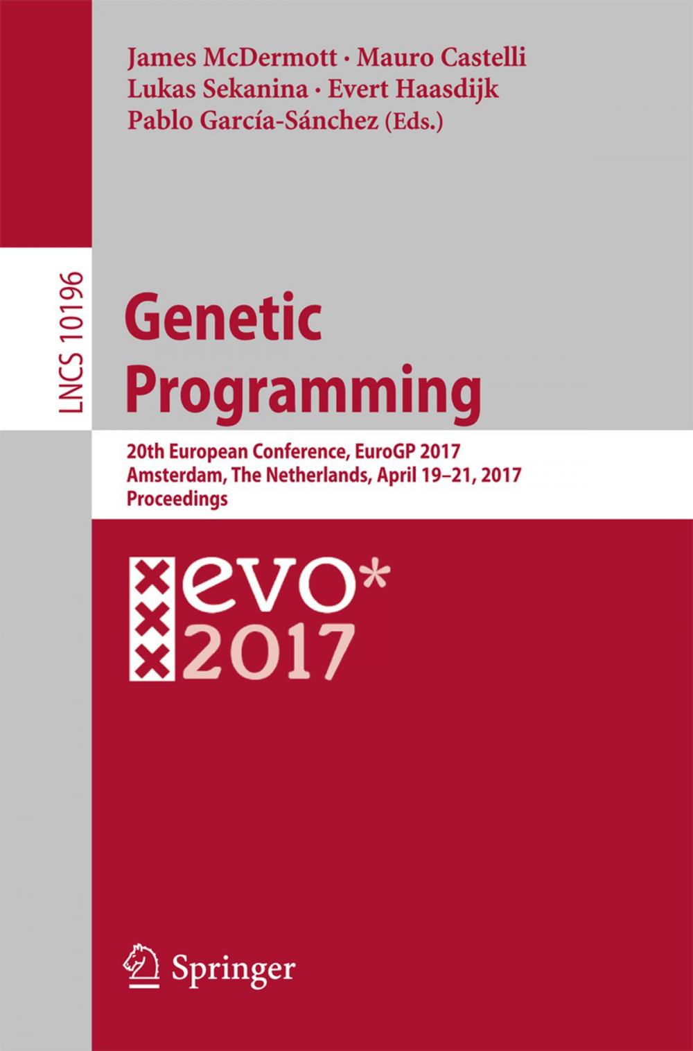 Big bigCover of Genetic Programming