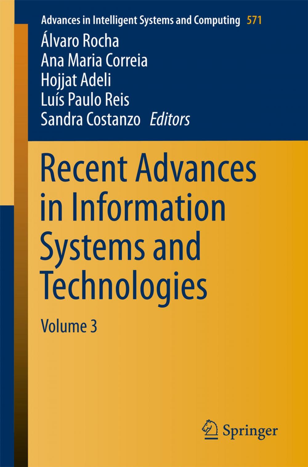 Big bigCover of Recent Advances in Information Systems and Technologies