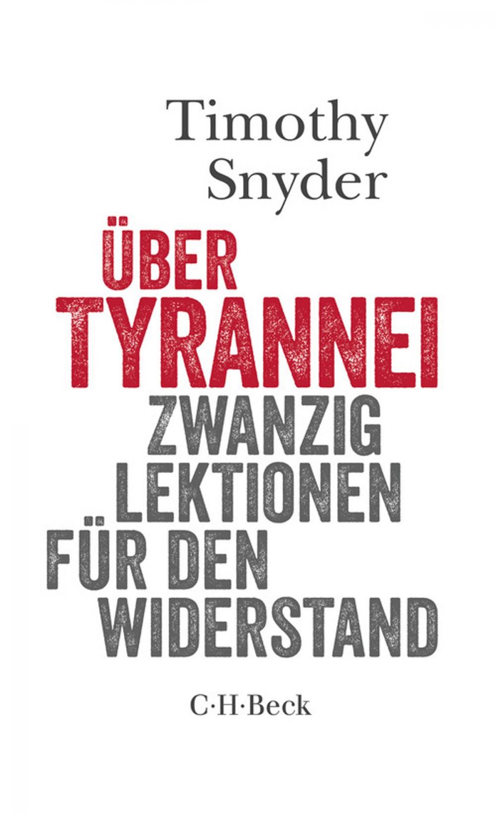 Big bigCover of Über Tyrannei