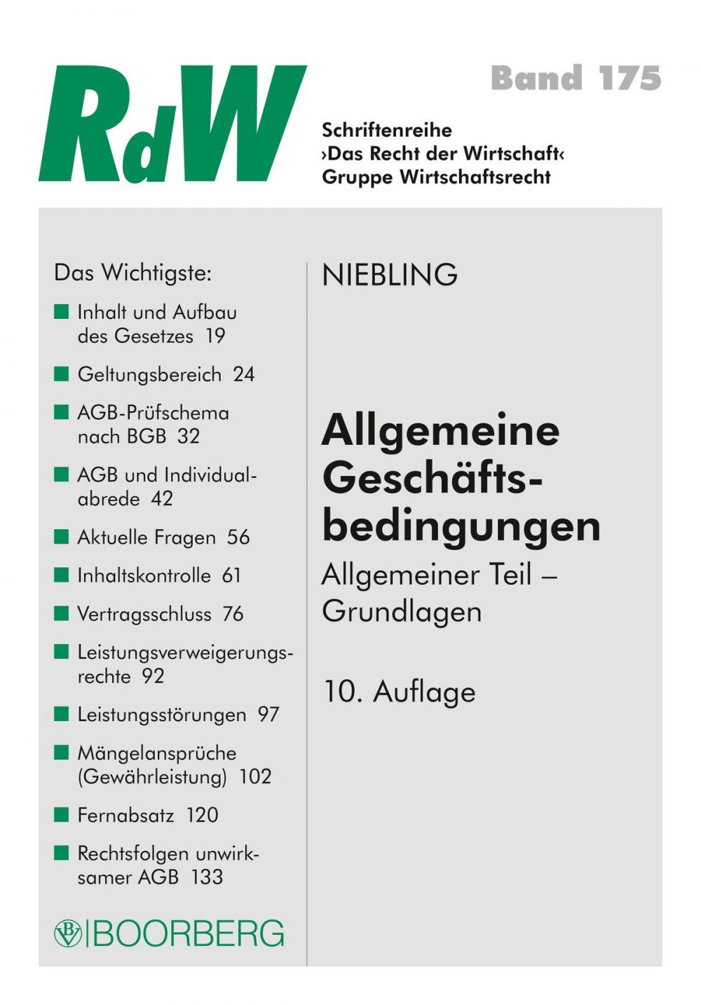 Big bigCover of Allgemeine Geschäftsbedingungen