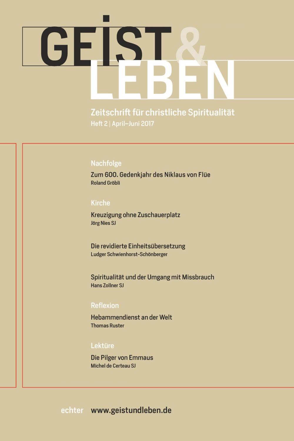 Big bigCover of Geist & Leben 2/2017