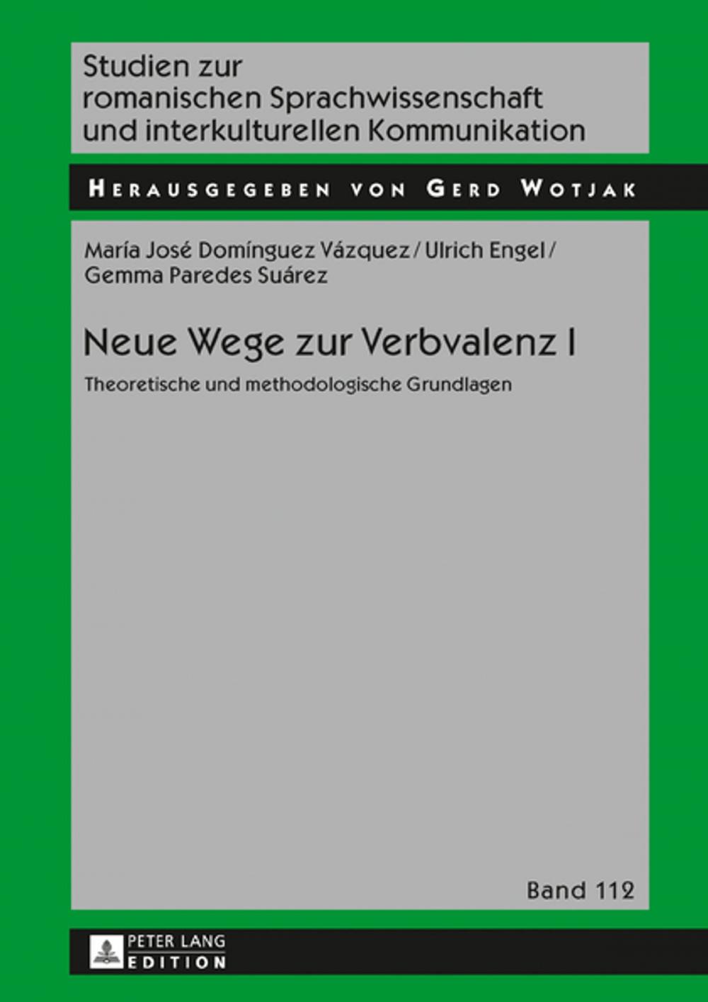 Big bigCover of Neue Wege zur Verbvalenz I