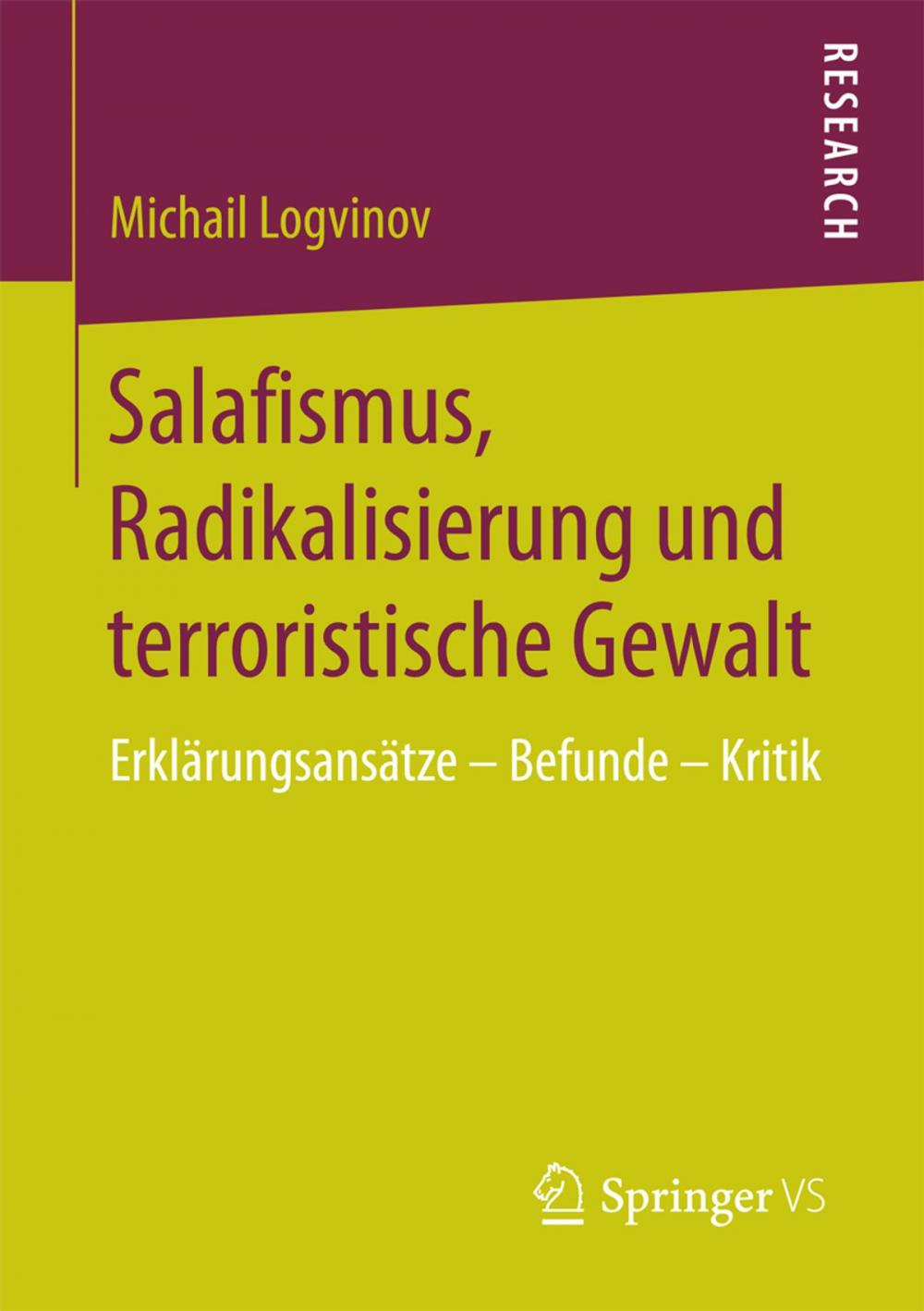 Big bigCover of Salafismus, Radikalisierung und terroristische Gewalt