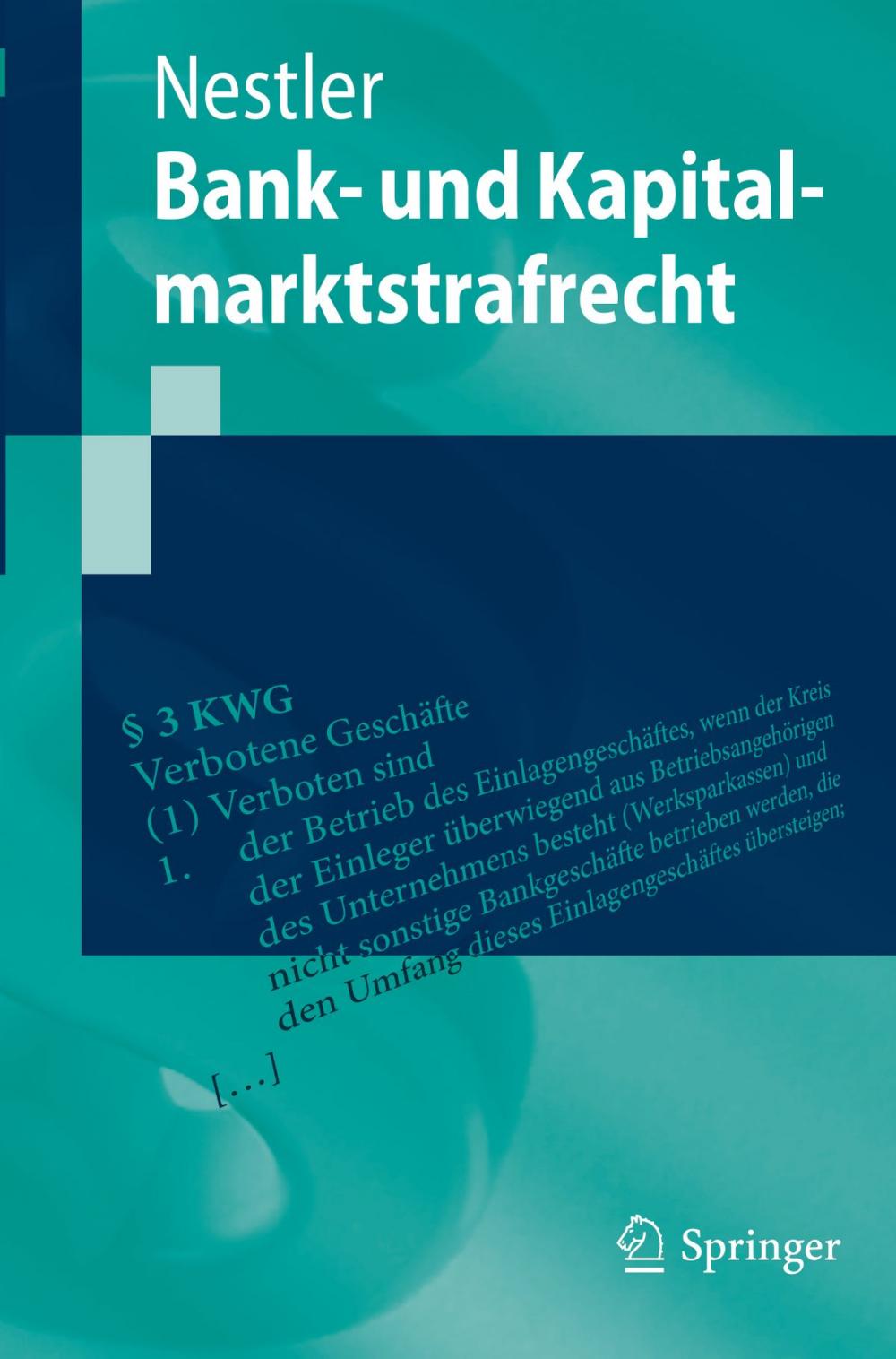 Big bigCover of Bank- und Kapitalmarktstrafrecht