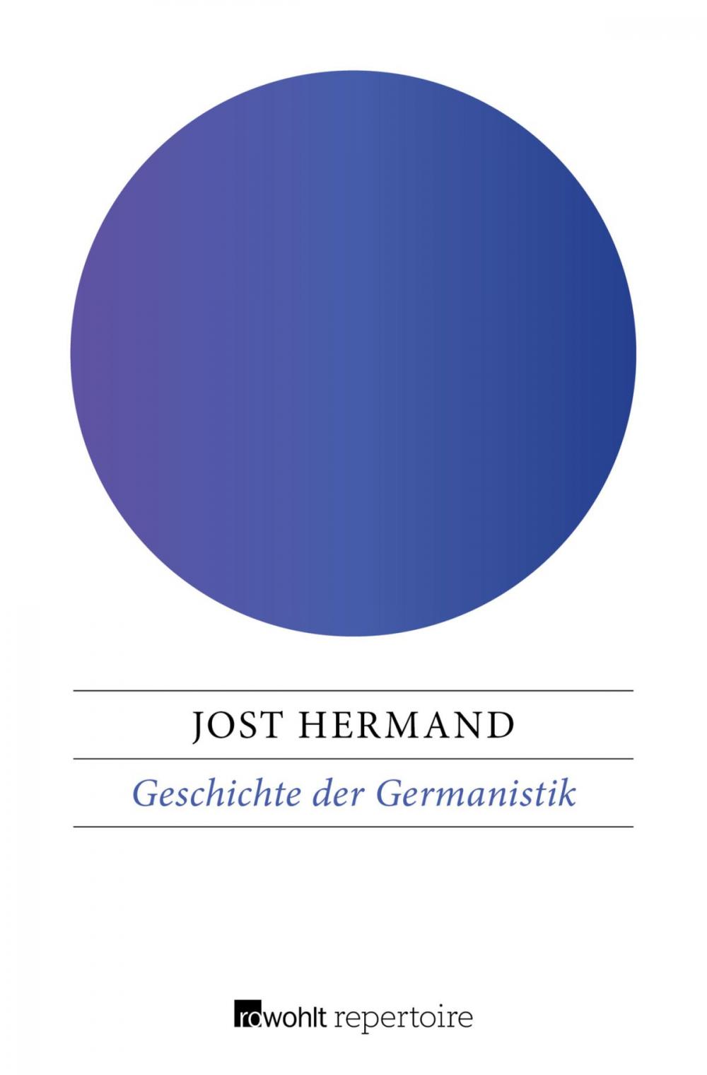 Big bigCover of Geschichte der Germanistik