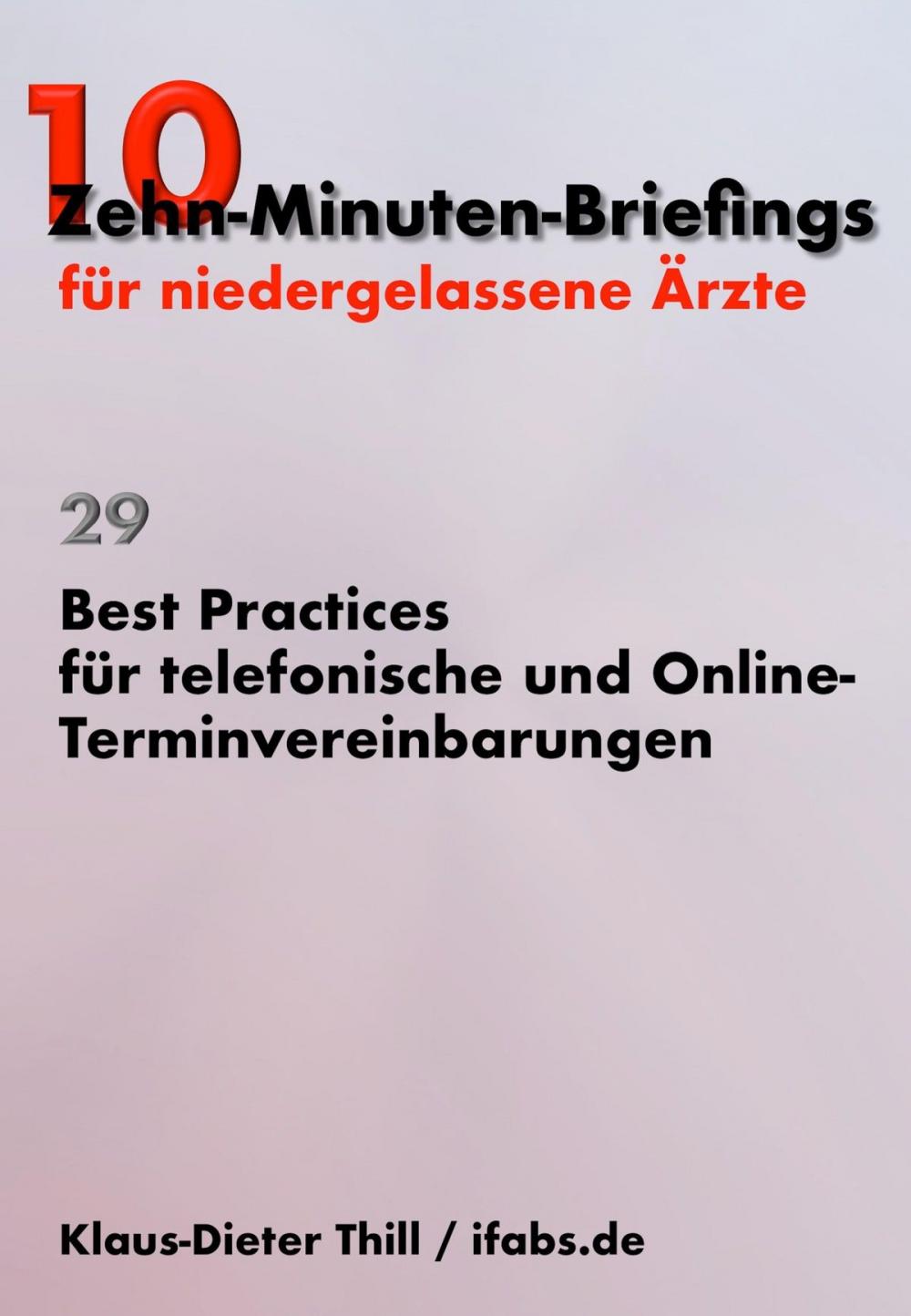 Big bigCover of Best Practices für telefonische und Online-Terminvereinbarungen