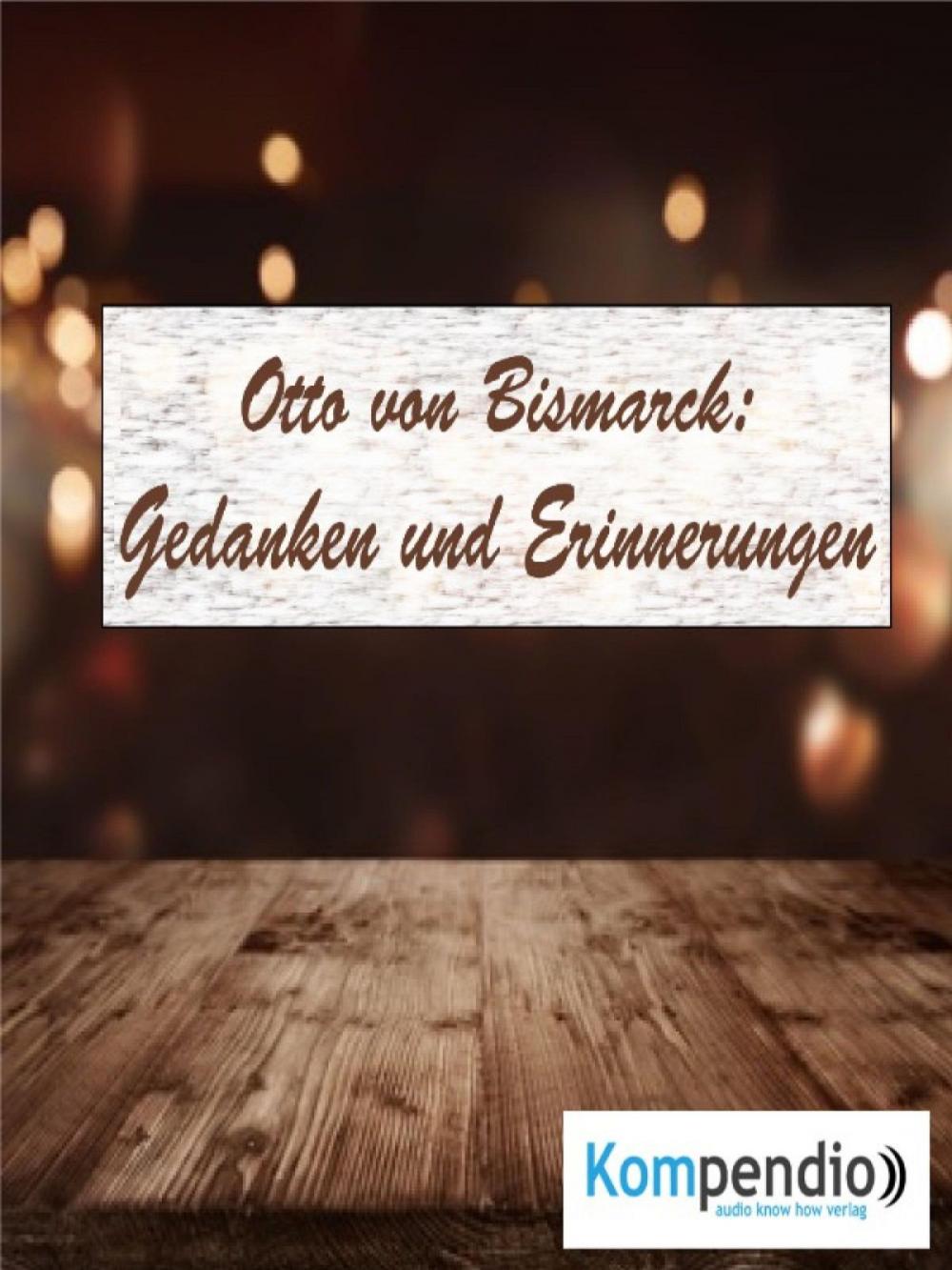 Big bigCover of Gedanken und Erinnerungen