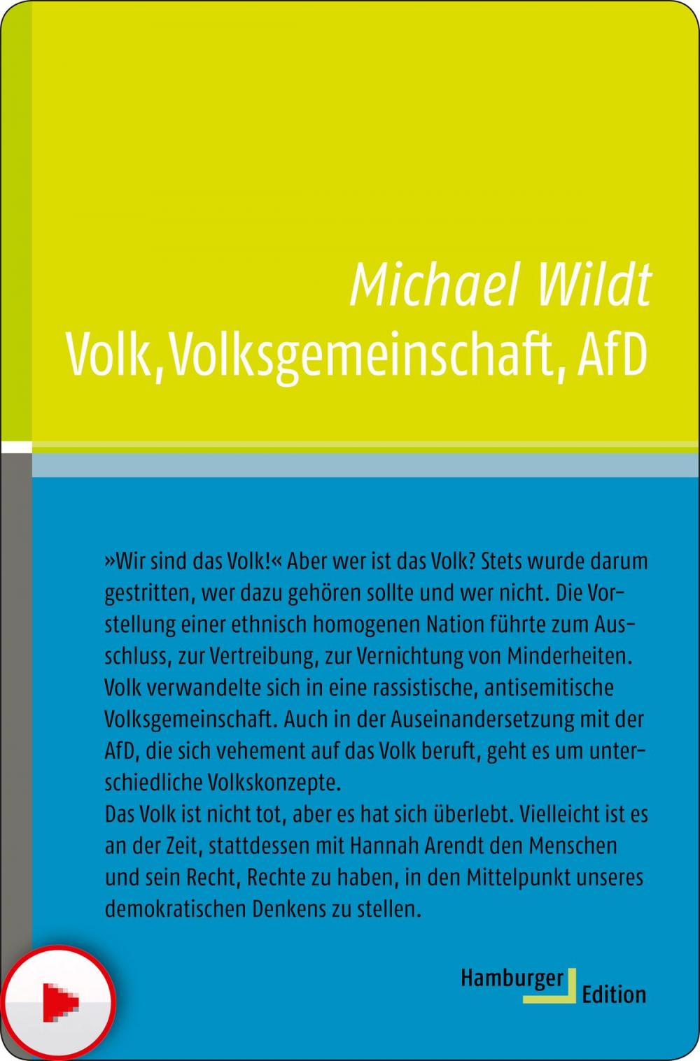 Big bigCover of Volk, Volksgemeinschaft, AfD