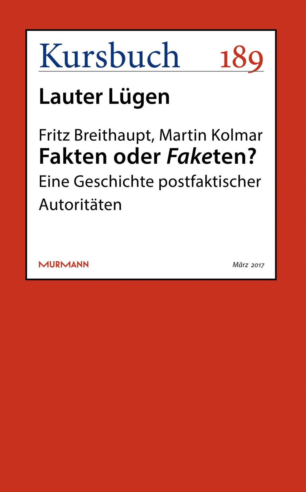 Big bigCover of Fakten oder Faketen?