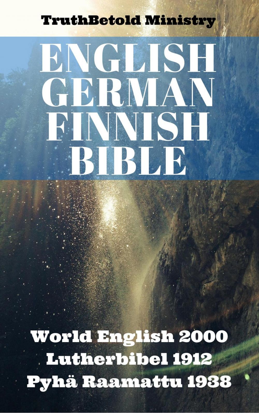 Big bigCover of English German Finnish Bible