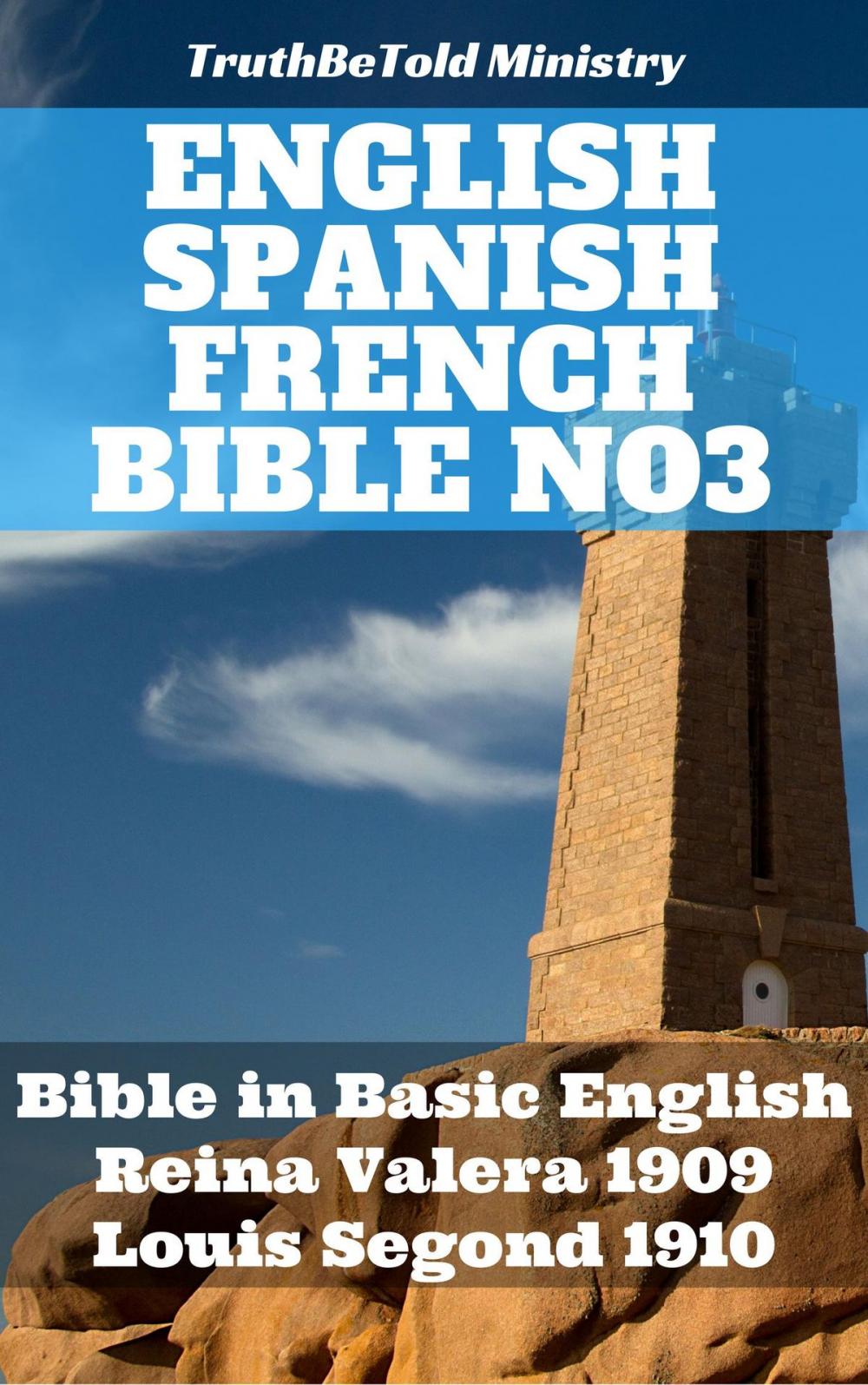 Big bigCover of English Spanish French Bible No3