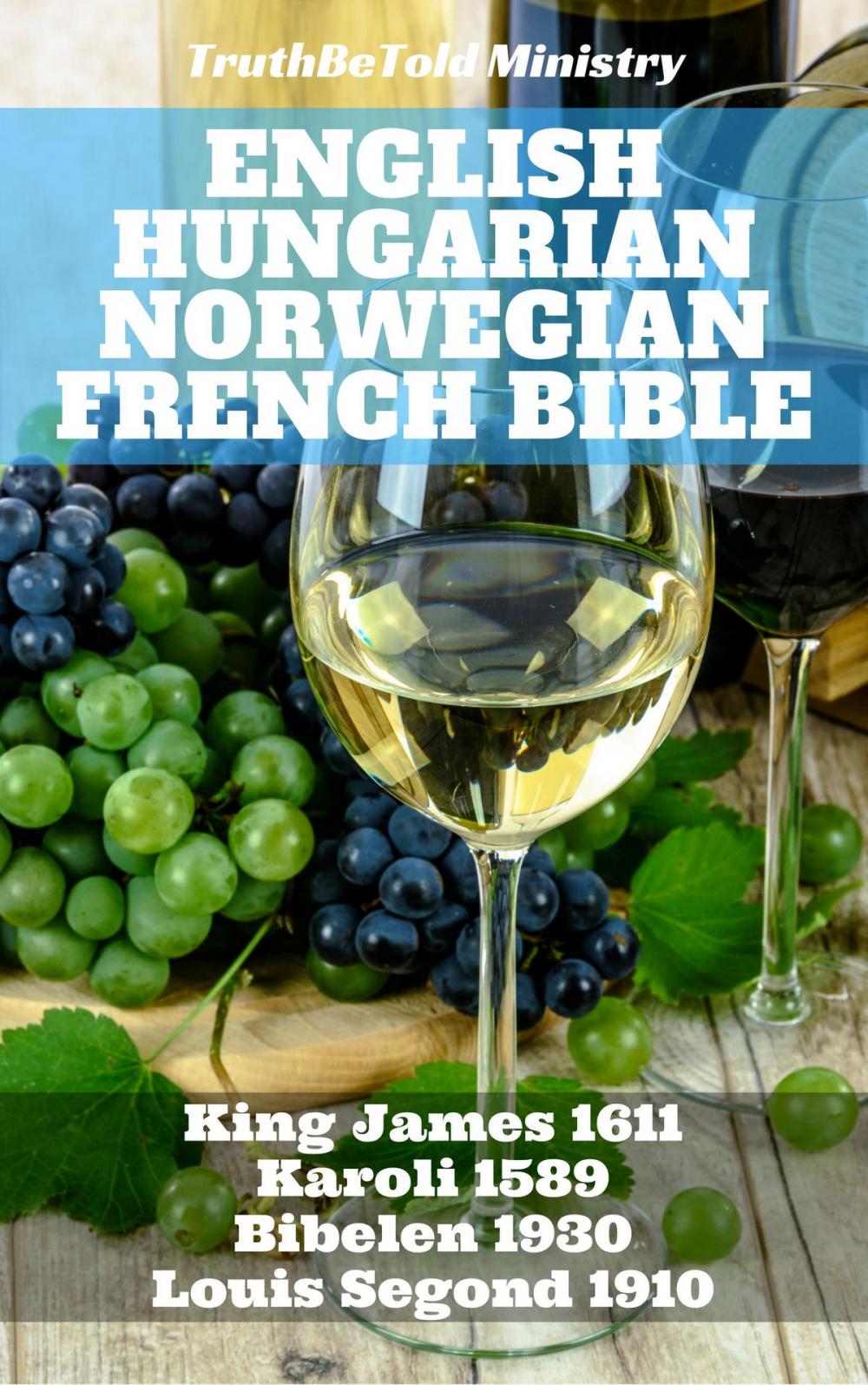 Big bigCover of English Hungarian Norwegian French Bible No2