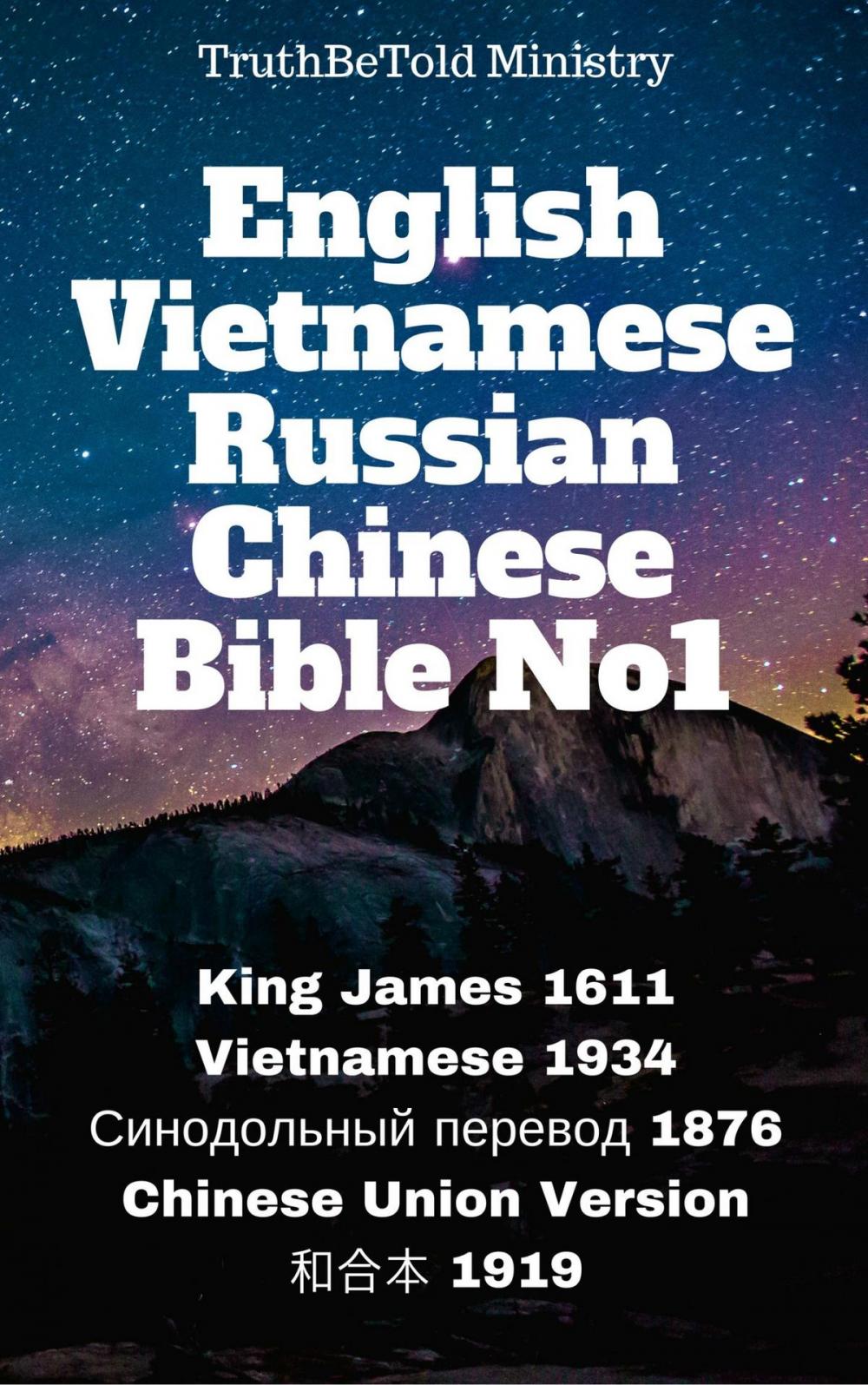 Big bigCover of English Vietnamese Russian Chinese Bible No1