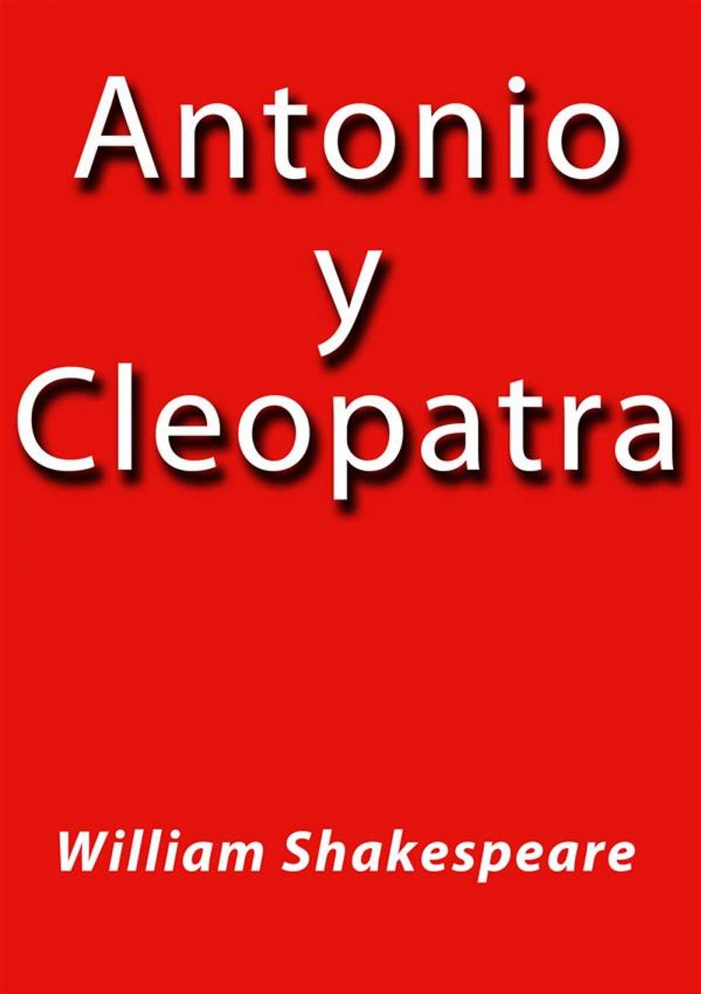 Big bigCover of Antonio y Cleopatra