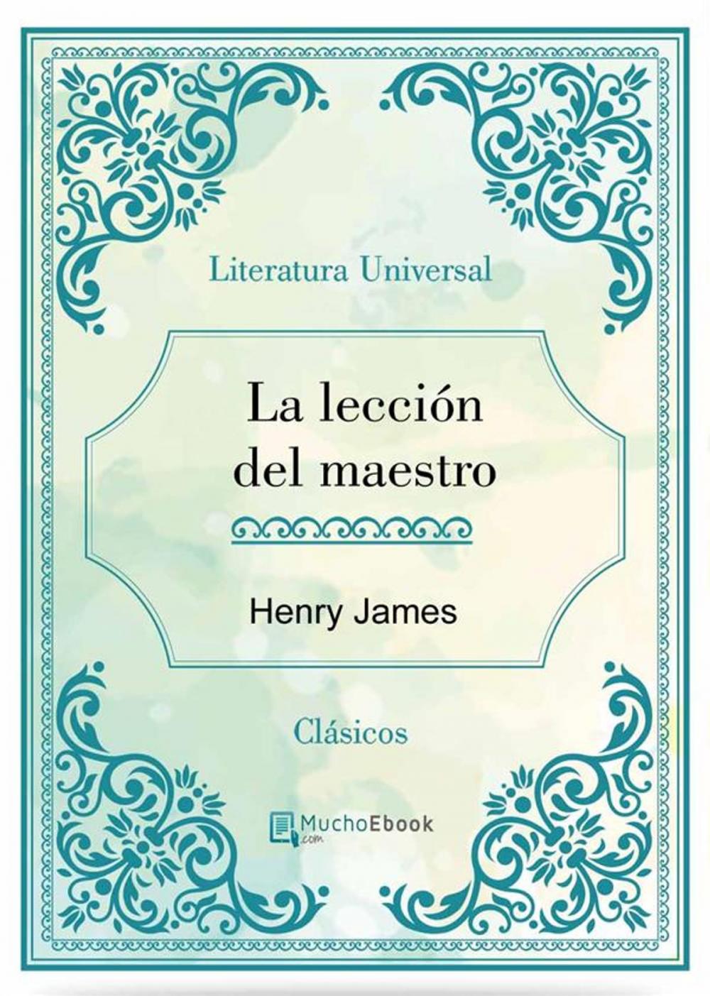 Big bigCover of La lección del maestro