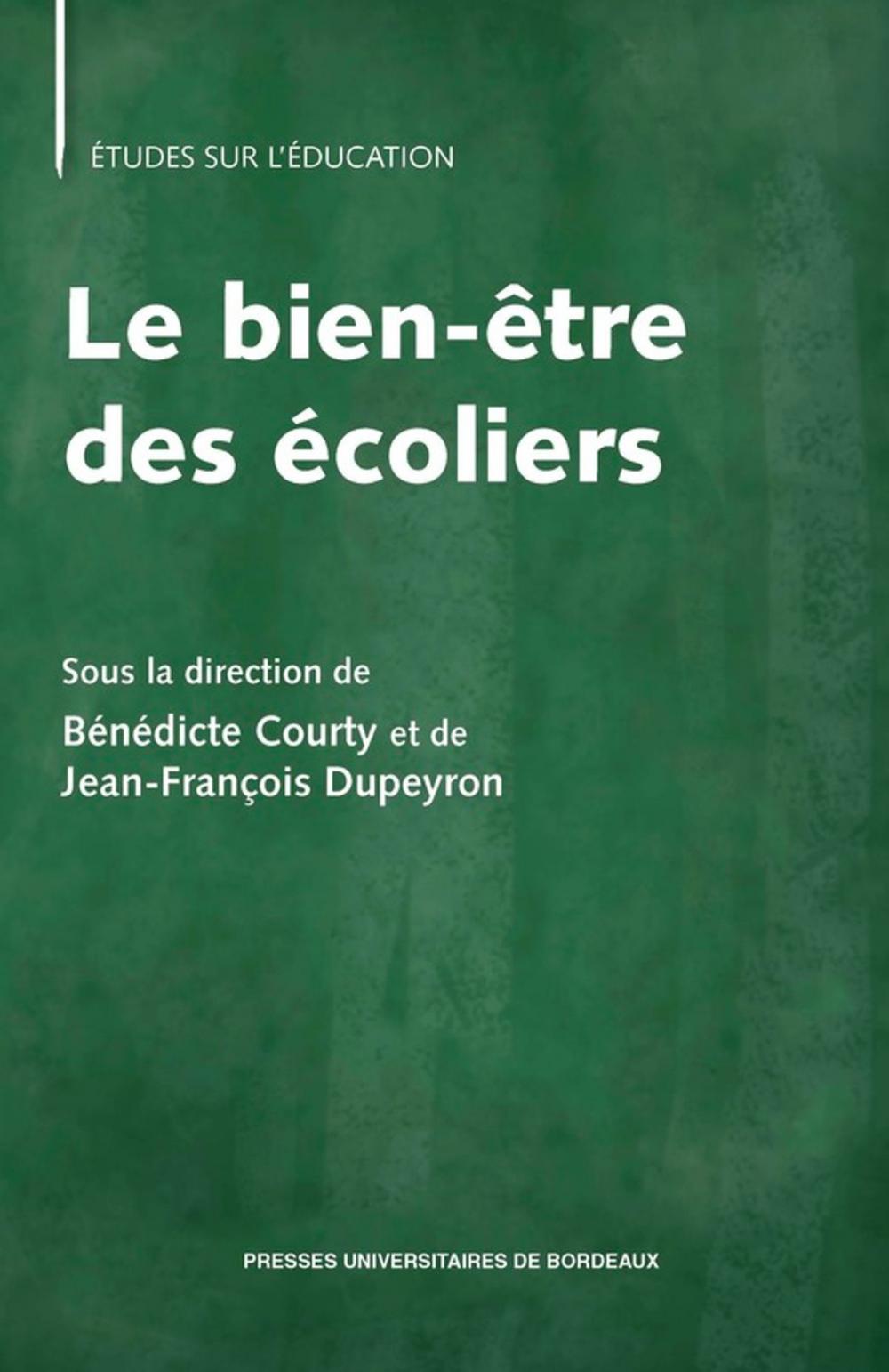 Big bigCover of Le bien-être des écoliers