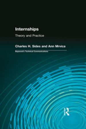 Cover of the book Internships by Richard D. Morgenstern