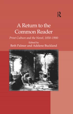 Cover of the book A Return to the Common Reader by Bruce Donaldson