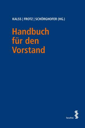 Cover of Handbuch für den Vorstand
