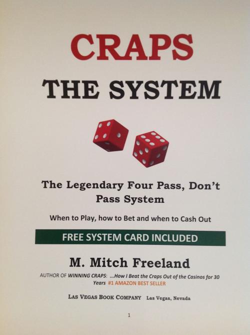 Cover of the book CRAPS: THE SYSTEM by M. Mitch Freeland, Las Vegas Book Company