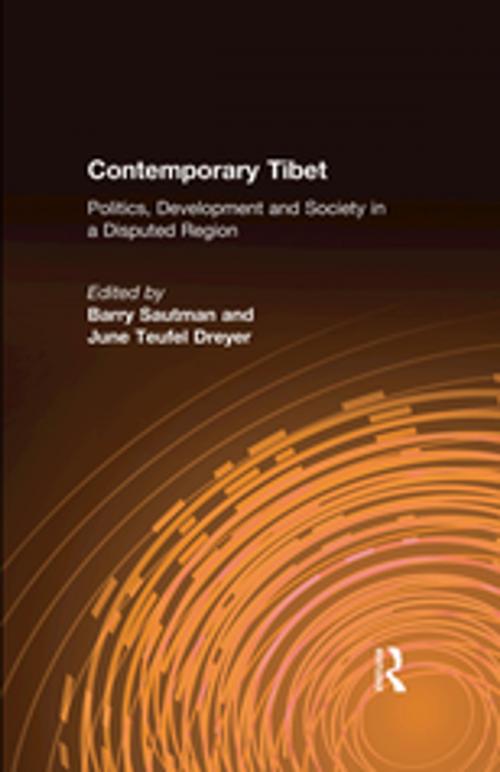 Cover of the book Contemporary Tibet by Barry Sautman, June Teufel Dreyer, Taylor and Francis