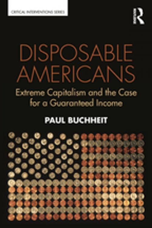 Cover of the book Disposable Americans by Paul Buchheit, Taylor and Francis