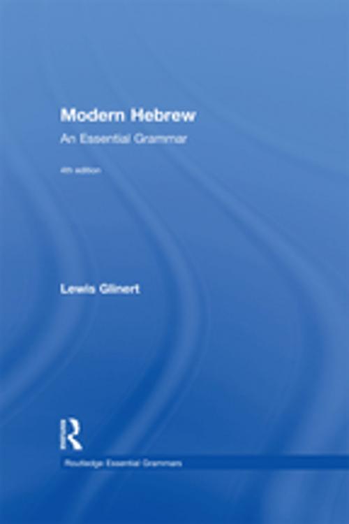 Cover of the book Modern Hebrew: An Essential Grammar by Lewis Glinert, Taylor and Francis