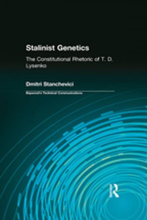 Cover of the book Stalinist Genetics by , Taylor and Francis