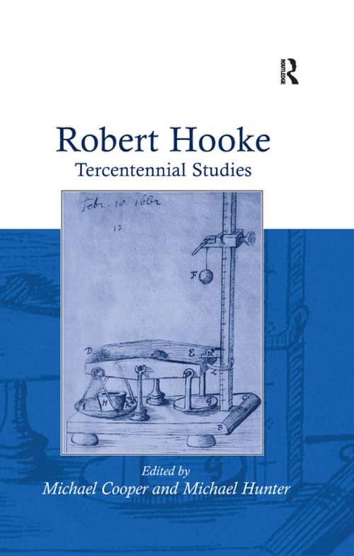 Cover of the book Robert Hooke by Michael Hunter, Taylor and Francis