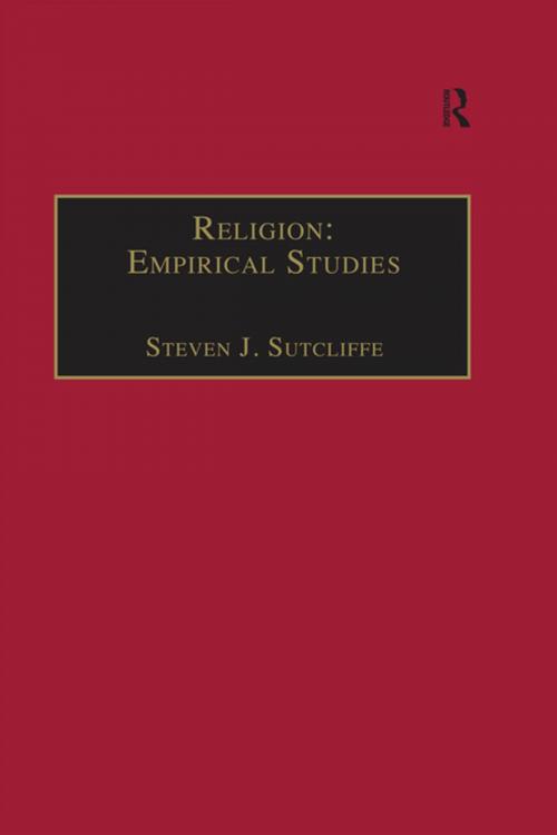 Cover of the book Religion: Empirical Studies by , Taylor and Francis